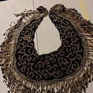 Elegant Black and Gold Beaded Necklace